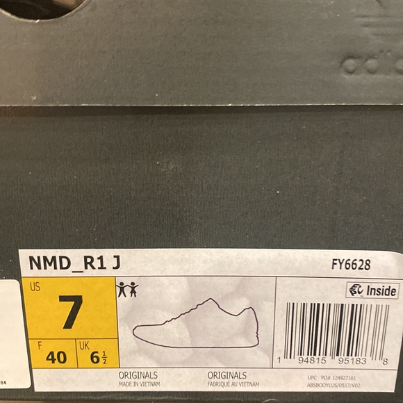 Nmd r1 j size 7 gold white - Picture 4 of 7